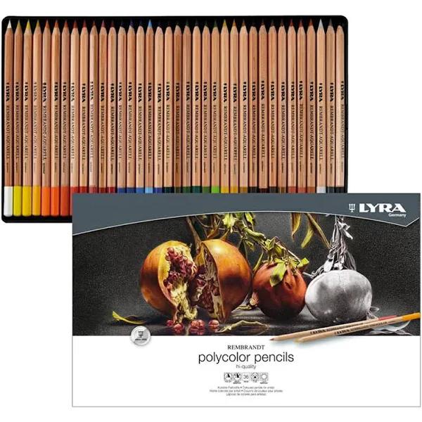 Lyra Rembrandt Polycolor Pencils - Tin of 36