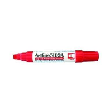 Artline 5109A Whiteboard Marker 10mm Chisel Nib Red Hangsell x Carton of 6 : 159062