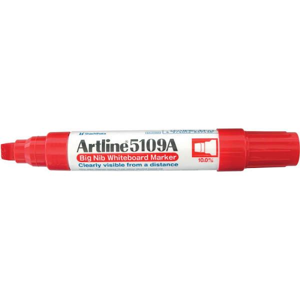 Artline 5109A Whiteboard 10mm Marker (Red)