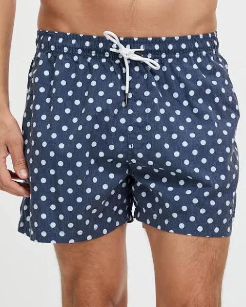 Staple Superior - Men's Navy Boardshorts - Poolside 14" Resort Swim Shorts - Size 28 at The Iconic