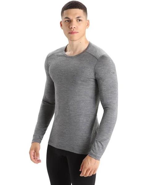 Icebreaker 200 Oasis LS Crewe (Men's) Gritstone Heather / L