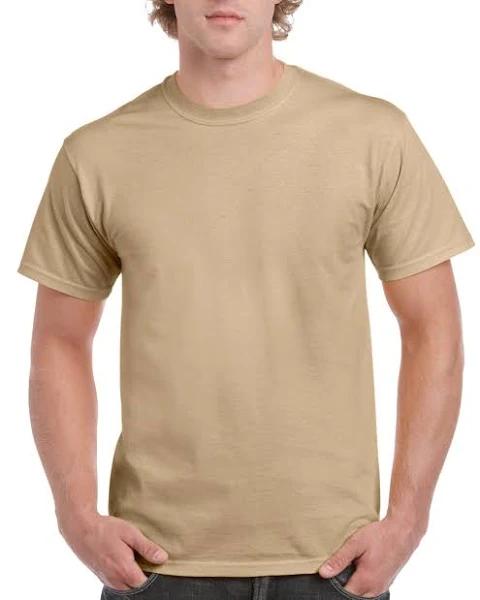 Men Ultra Cotton S/S T-Shirt S / Tan