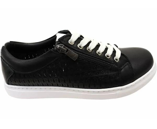 Cabello Comfort Urica Womens Leather Shoes Made in Europe - Black - 8 AUS or 39 EUR