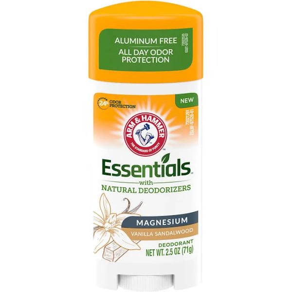 Arm & Hammer Essentials Deodorant with Magnesium, Vanilla Sandalwood, 1 ea