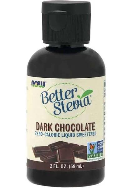 Now Foods Better Stevia Liquid Sweetener Dark Chocolate - 2 fl oz