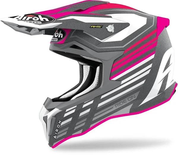 Airoh Strycker Shaded Pink Matt Helmet - XS