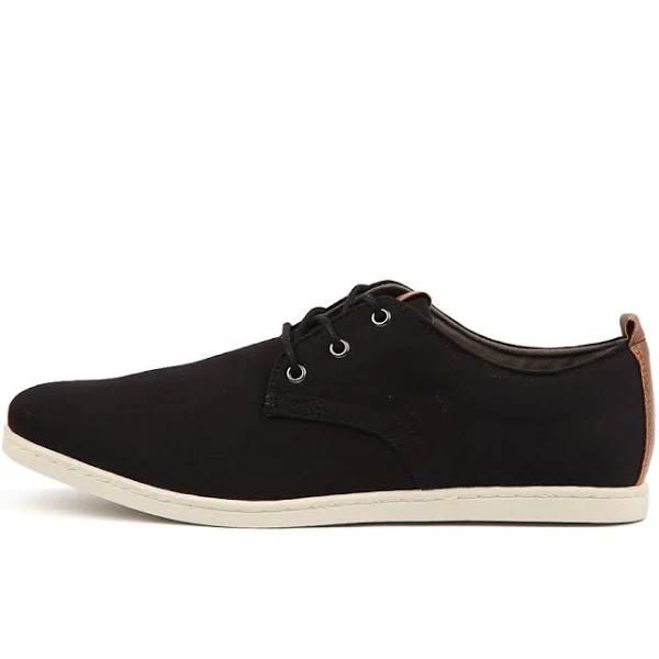 Wild Rhino Dust Black Canvas Black Mens Sneakers Casuals Shoes