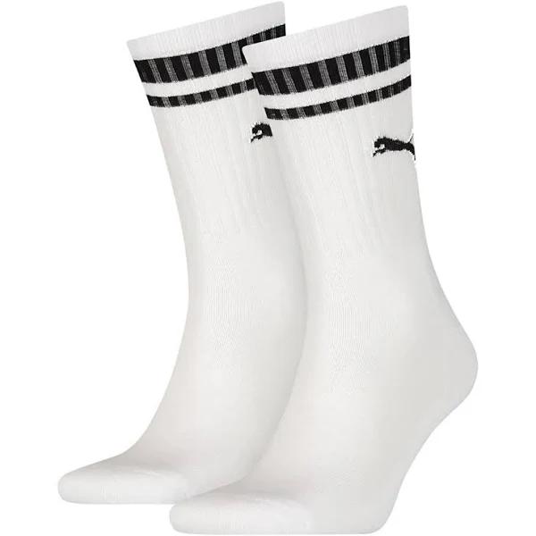 Puma Heritage Crew 2pck White Socks