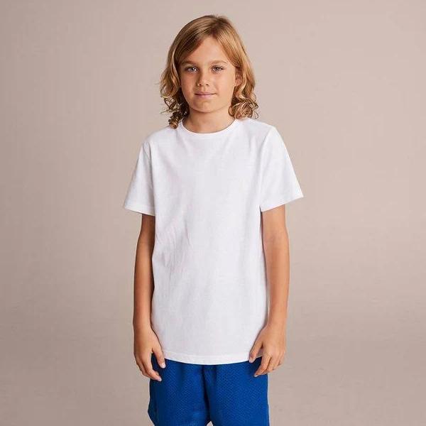 Short Sleeve Cotton School T-shirts | White | Size 16 by Target Kids