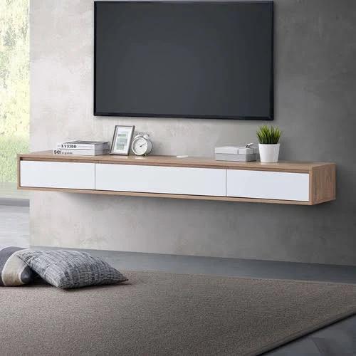 Niklas Floating TV Unit Colour: White - Pay with AfterPay or zipPay On TV Units