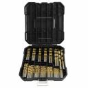 99 Piece Drill Bit Set HSS Speed Titanium Coated