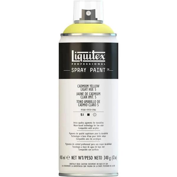 Liquitex Spray Paint 400ml Cadmium Yellow Light Hue 5