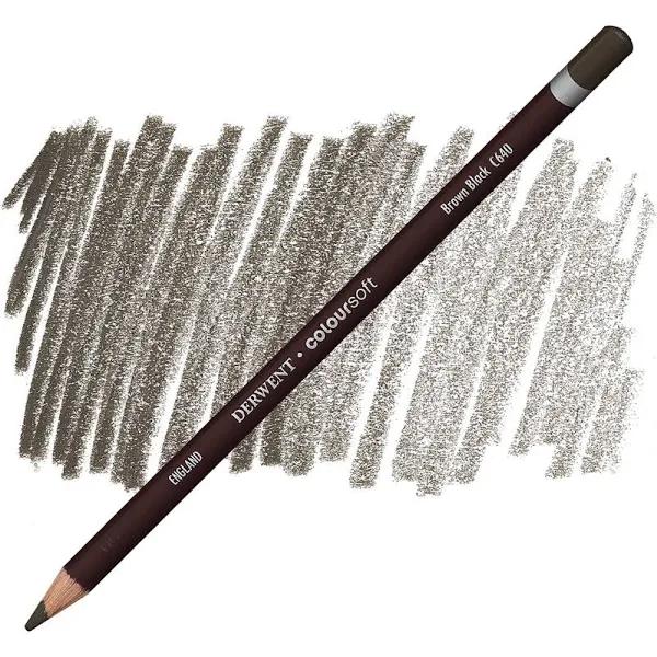 Derwent Coloursoft Pencil (Brown Black C640)