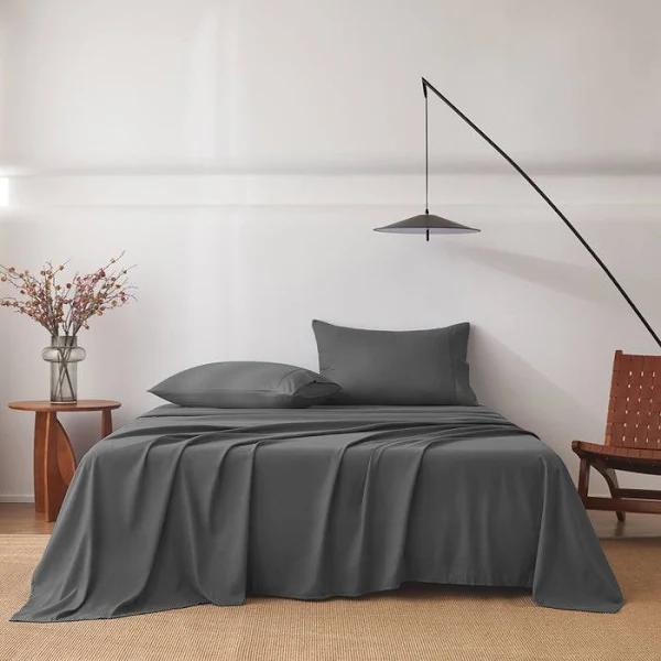 4-Piece Essential Sheet Set Ultra Soft Grey / Double