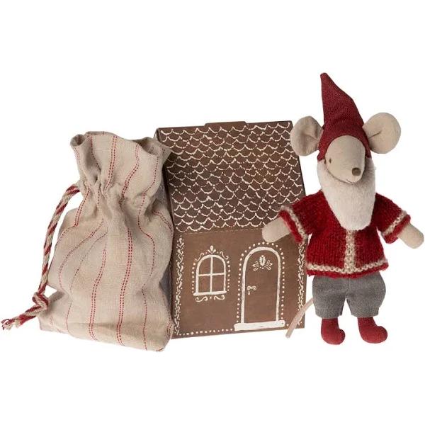 Maileg - Santa Mouse with House