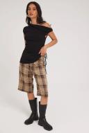 Lioness Kurt Culottes Chocolate Check, S