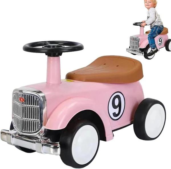 Car To Ride - Kids Toddler Vintage Ride On Car,3 in 1 Learning To Walk Toys Four Wheel Cars With Anti-rollover Wheels, Toddler Ride On Toys Over 9 ...