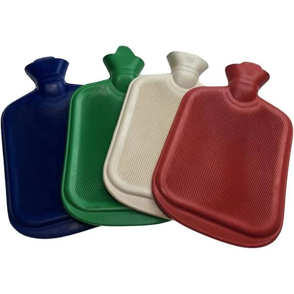 2L Hot Water Bottle Winter Warm Natural Rubber Bag