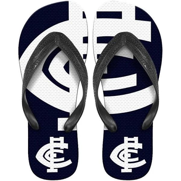 AFL Thongs Carlton Blues S