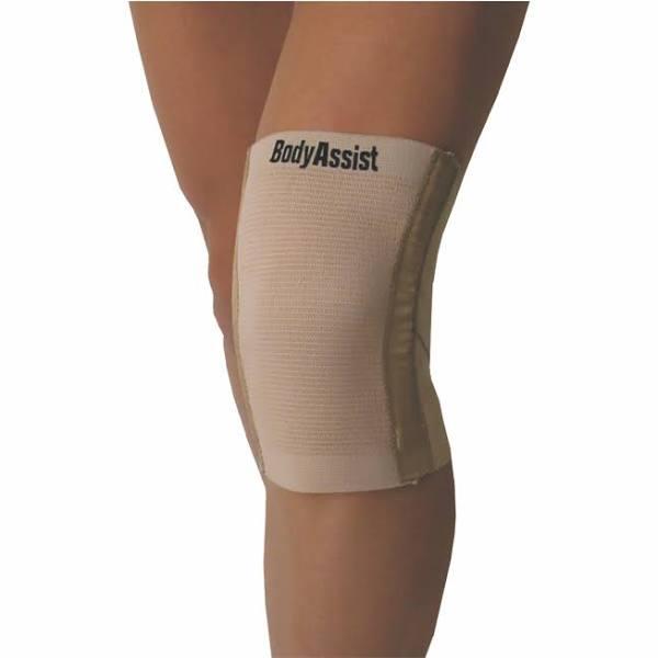 Bodyassist Cross Cut Elastic Knee Brace with Rods Large