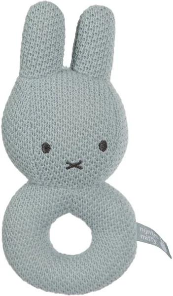 Miffy Green Knit Rattle