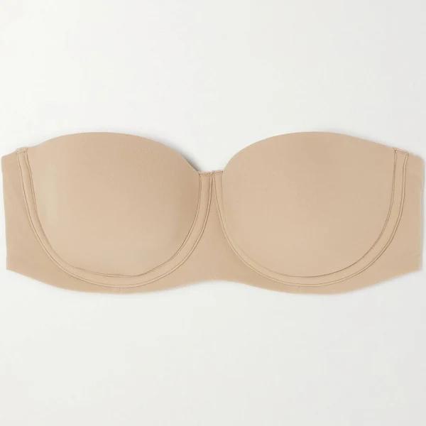 SKIMS Fits Everybody Strapless Bra in Clay, Size 12DD (34Dd)