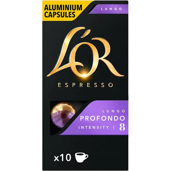 L'Or Espresso Coffee Capsules Lungo Profondo 10 Pack