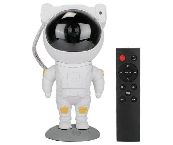 Astronaut Galaxy Projector Night Light Adjustable Angle With Remote Timer Gift