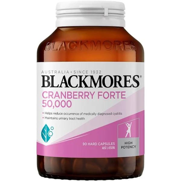 Blackmores Cranberry Forte 50000mg Capsules 90