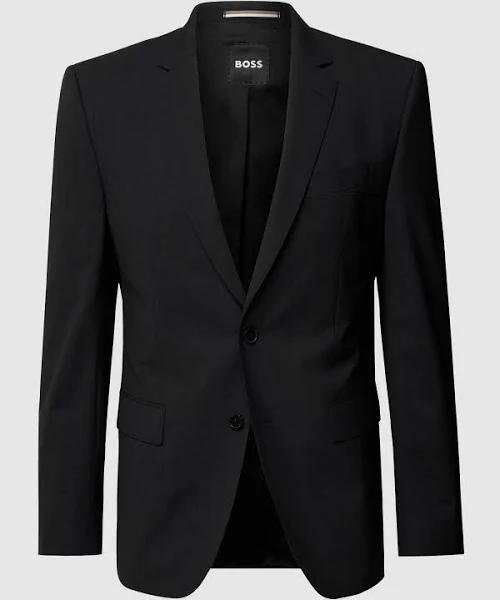 Boss Slim-Fit Suit Jacket in Stretch Virgin Wool, Men, Size: 50R, Dark Grey