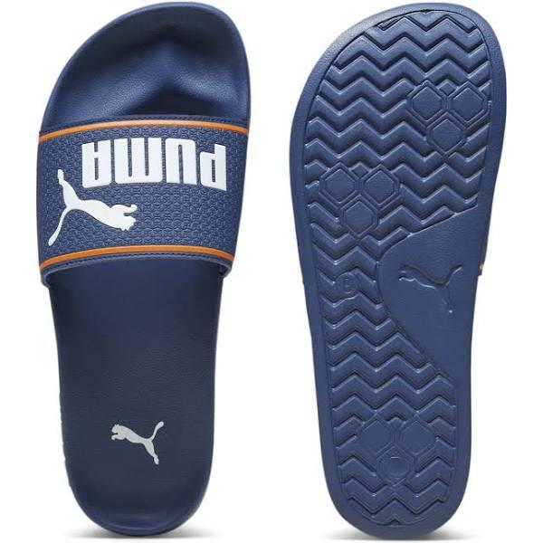 Leadcat 2.0 Unisex Sandals in Persian Blue/White/Pumpkin Pie, Size 8 by Puma