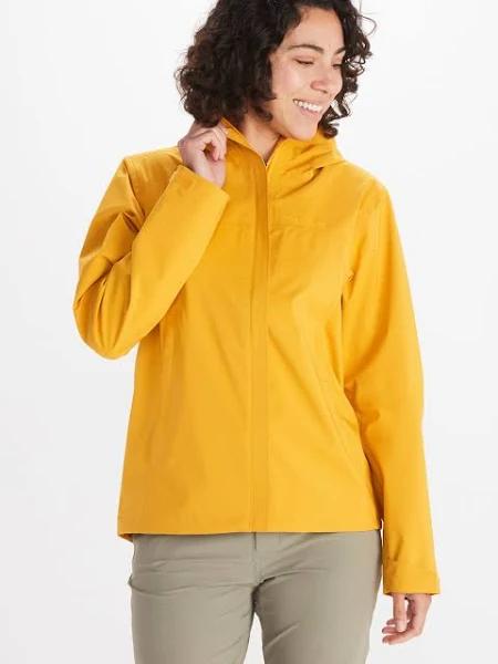 Marmot Precip Eco Pro Jacket - Women's Medium Golden Sun M12389-9057-M