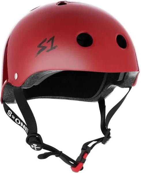 S1 Mini Lifer Helmet - Scarlet Red Gloss - L