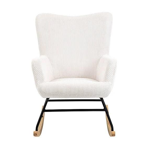 SHERLIMAN Fabric Rocking Chair White by Freedom