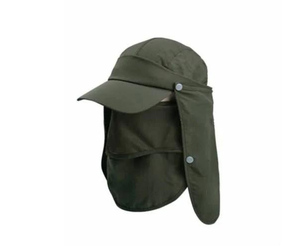 Unisex Face Neck Flap Hat Wide Brim Cap Hiking Fishing UV Sun Protection Outdoor