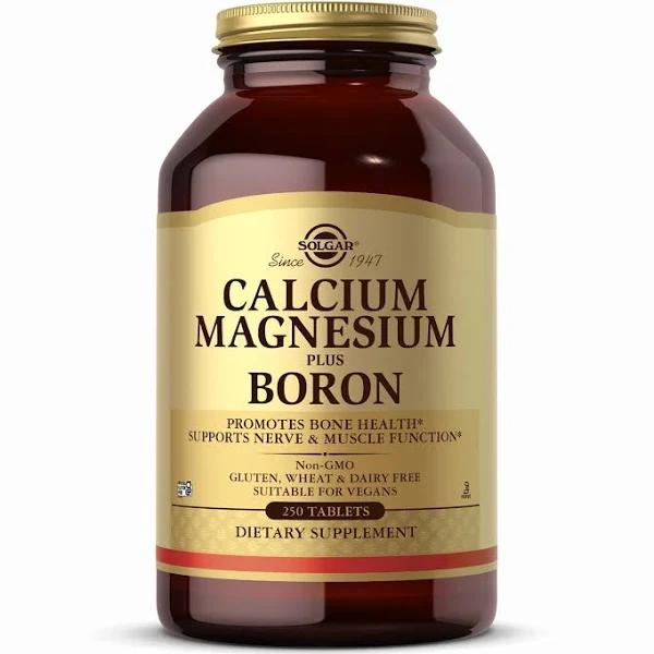 Solgar Calcium Magnesium Plus Boron (250 Tablets)