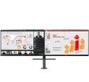 LG 27'' QHD Ergo Dual Monitor With USB Type-C and Daisy Chain