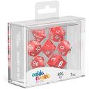 Oakie DOAKIE Dice RPG Set Marble - Red (7)