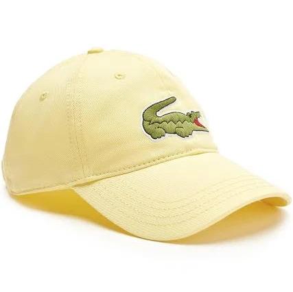 Lacoste - RK9871 Large Croc Cap - Yellow - One Size