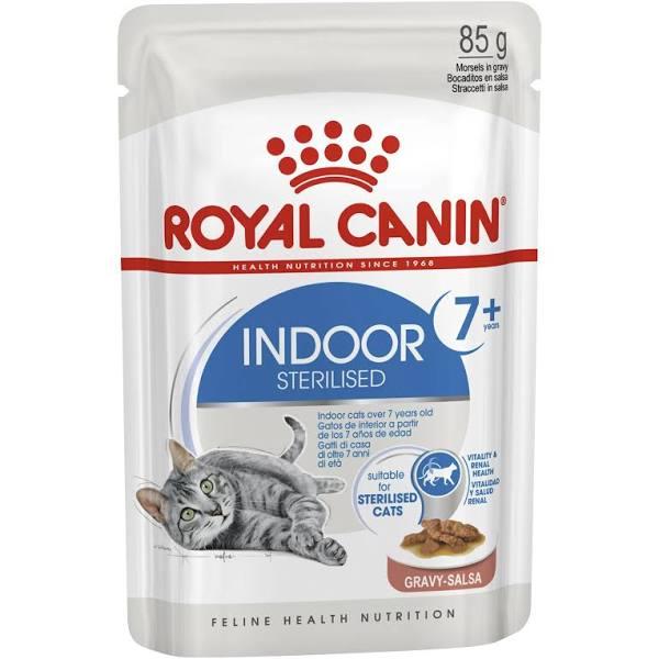 Royal Canin Indoor 7+ Adult Gravy Wet Cat Food - 85g