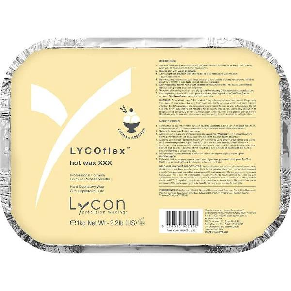 Lycon Lycoflex Hot Wax Vanilla 1kg