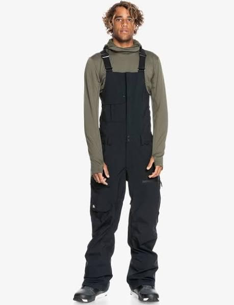 Quiksilver Utility Shell Snow Bib Pants Black XS