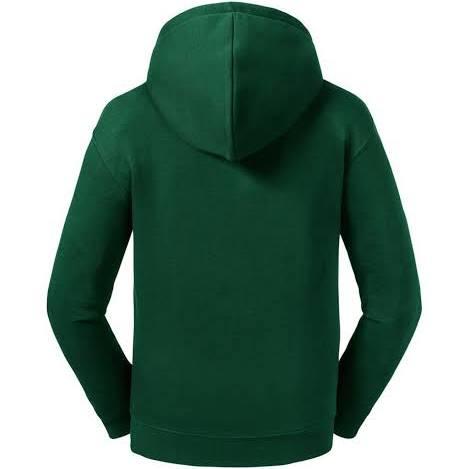 Russell Kids/Childrens Authentic Zip Hooded Sweatshirt Bottle Green 5-6 Years