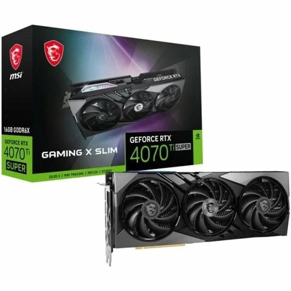 MSI GeForce RTX 4070 Ti Super Gaming x Slim 16GB Video Card