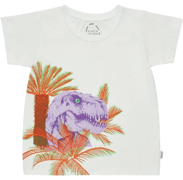 Bonds Kids Short Sleeve Aussie Cotton Crew Tee - Dinosaur