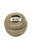 DMC Pearl Cotton Ball Size 8 87yd Dark Beige Grey