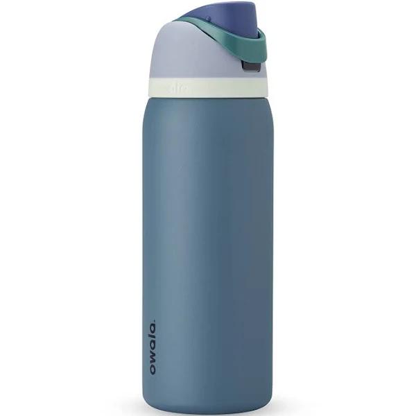 Owala FreeSip Insulated Stainless Steel Water Bottle With Straw For Sports and Travel, Bpa-free, 32-oz, Blue/Teal (Denim)