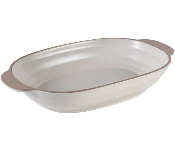 Ladelle Clyde Coconut 31cm Oval Baking Dish