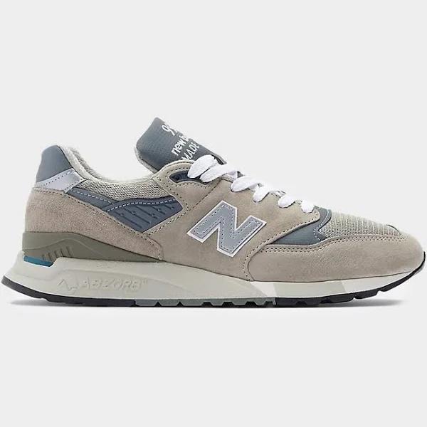 New Balance 998 Made in USA - Grey/Silver - Size 12 - Grey/Silver