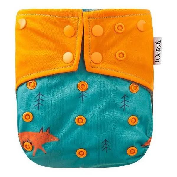 Green Fox Bamboo Charcoal Cloth Nappy - AfterPay & zipPay Available